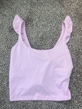 Blogilates Ruffle Tank Top